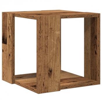 Mesa de Café de Madera Reciclada 32 x 32 x 30 cm