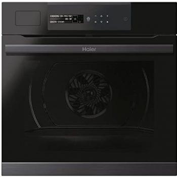 Horno Pirolítico Haier HWO60SM5S9BH con Conectividad Wi-Fi