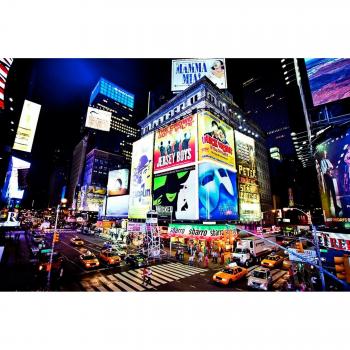 New York Time Square Fototapete von Papermoon