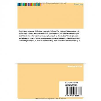 Don Quijote Company in the United Kingdom. A Marketing Plan