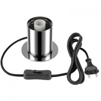SLV VARYT 1008111 – runde Tischlampe 6 W E14 Chrom