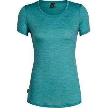 T-shirt Icebreaker Sphere SS Low Crewe Femme Ocean HTHR Taille L