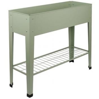 Harbour Housewares “Urban Oasis” Metal Raised Garden Bed – Green, 80×95×12 cm