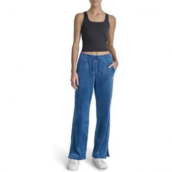 XL Blue Dkny Women's Track Pants – Logo Style