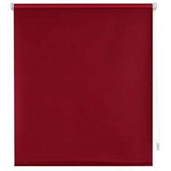 Store Ovale Enrouleur Lisse EasyFix Rouge Bordeaux