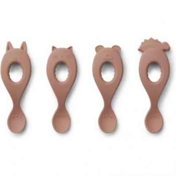 Set de 4 cuillères en silicone Liva