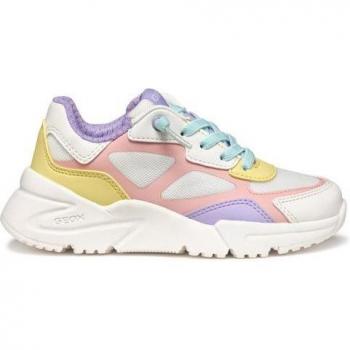 Geox J Loftus Fille Baskets Colorées