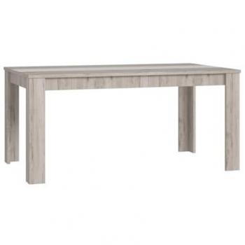 Mesa de cocina rectangular fija 160x90 cm roble