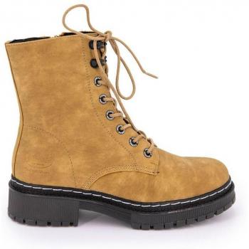 Bottine donna cognac suola nera Dockers
