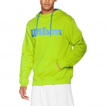 Wilson Script Sweat à capuche Homme, Vert, S