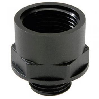 Wiska ATEX EX-APM 21/25 Polyamide Cable Gland Adapter PG21 M25 Black