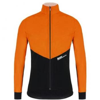 Giubbotto Antivento Santini Redux Vigor Arancio Nero Slim Fit M