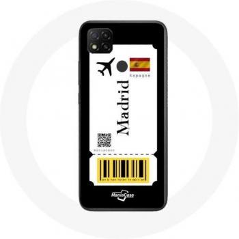 Xiaomi Redmi 9C Hülle Madrid Ticket Design