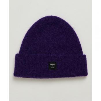 Bonnet Superdry Super Lux Violet pour femme Taille: 1Taille