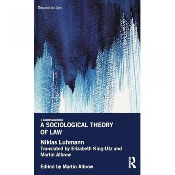 A Sociological Theory of Law (Glasshouse Books)