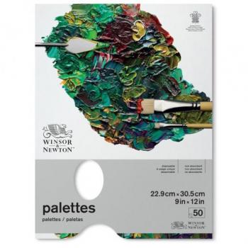 Engångsblandningspalett Winsor & Newton 31x23cm 50ark
