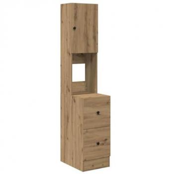 VidaXL Engineered Wood Kitchen Cabinet: Artisan Oak with Drawer