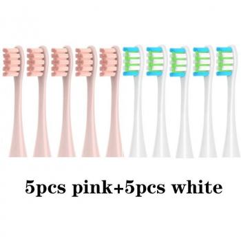 10Pcs Replacement Brush Heads for Oclean F1 Sonic Toothbrush
