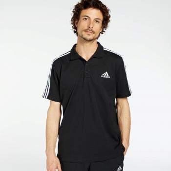 Polo Adidas Maniche Corte Aeroready Nero/Bianco S