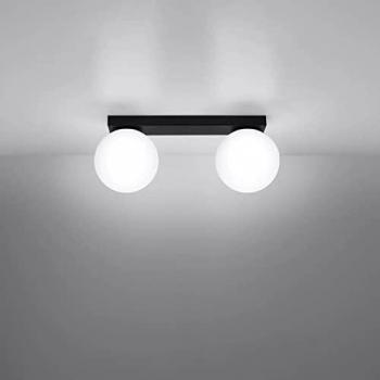 Famlights Deckenleuchte York G9 2-flammig Schwarz