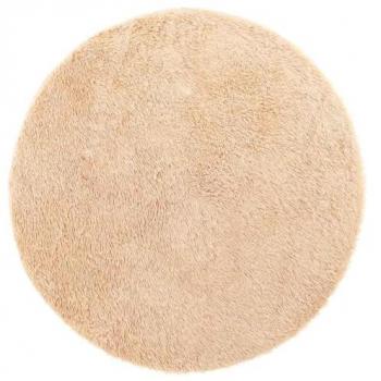 Hochflor Teppich NAVARRA Beige 100x100 cm von vidaXL