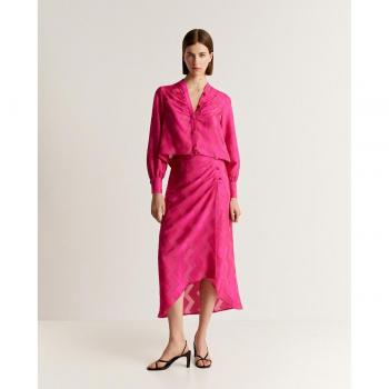 Jupe Scalpers Fuchsia-Rose à Boutons