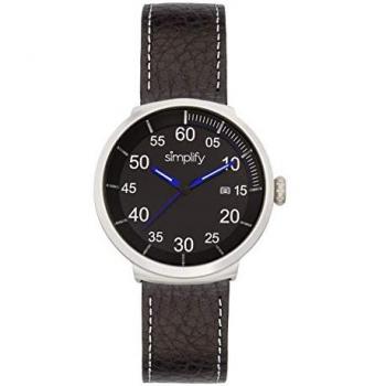 The 7100 Leather-Band Watch with Date
