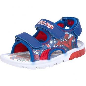 Coole Spiderman Sandale mit Klettverschluss und Blinkfunktion