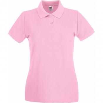 Light Pink Fitted Polo Shirt for Women