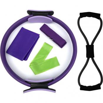 Lixada Cotton Yoga Resistance Band Set