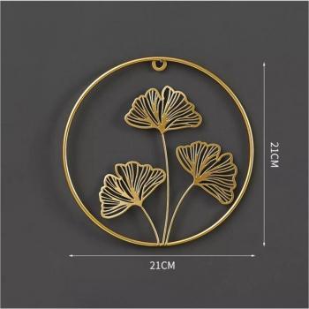 Aurora Ginkgo Metal Leaf Décor