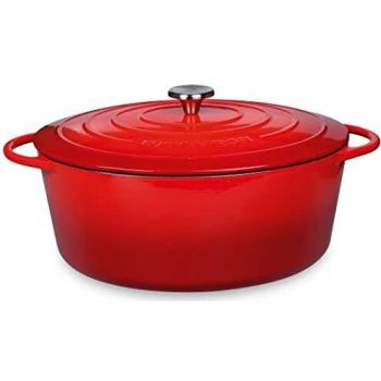 Provence Crimson Cast Iron Pan