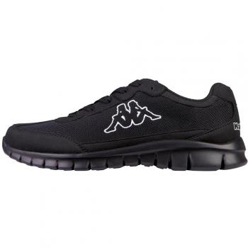 Kappa Unisex Rocket Low-Top Sneaker, Schwarz, 41 EU