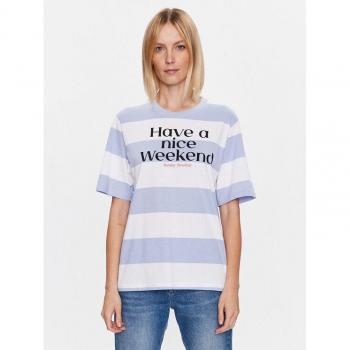 Dunkelblaues Benetton T-Shirt im Relaxed Fit