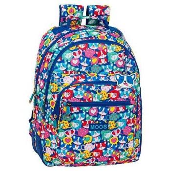 Mochila Safta Moos Doble con cantoneras y tamaño 32x15x42cm