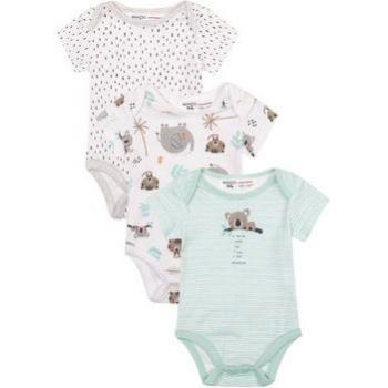 MINOTI Kurzarm-Babybodys im 3er-Pack