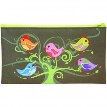 Helix Zipped Pockets Pencil Case