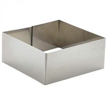 Food Grade Square Mousse Mold – Genware 8 cm × 3.5 cm
