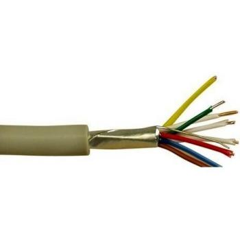 InLine 69987C Câble Téléphonique 8x4, 0,6 mm – 25 m Beige