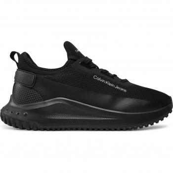 CK Jeans Sneaker „Eva Runner“ – Black Low‑Sock Design, Artikel YW0YW01572
