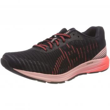 ASICS Dynaflyte 3, Chaussures de Sport Femme, Multicolore (Noir/Corail Éclair 002), 37 EU