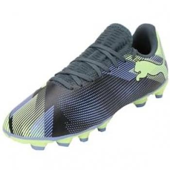 Puma FUTURE 7 PLAY Junior FG/AG Football Boots, Size: 5.5 UK, Colour: Dark Grey/Purple/Green