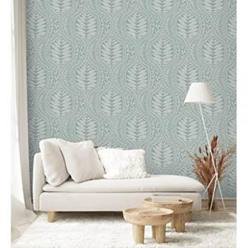 Papel pintado ecológico vinílico damasco hindú con textura