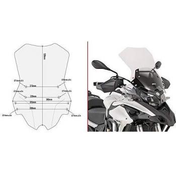 Bulle claire et renforcée pour Benelli TRK 502 X (2017-2020)