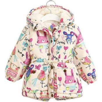 Kids' Graffiti Winter Jacket for Girls 2-8Y