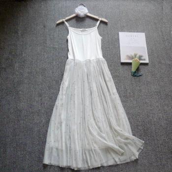 Sleeveless Sequined Star Petticoat Dress