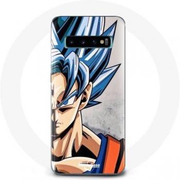 Galaxy S10 Handyhülle – Dragon Ball Goku (blaues Haar)