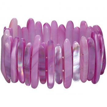 Lila Perlmutt-Schmuckarmband für Frauen 00 (KLiNGEL)