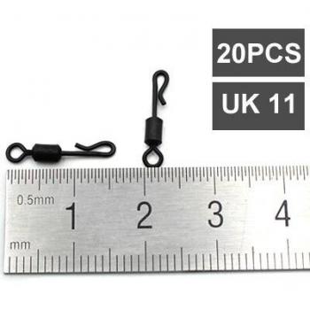 20PCS Snap Connectors for Carp Fishing Swivels