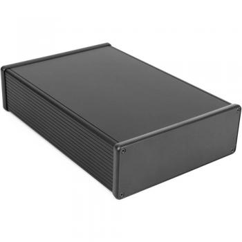 Case Universale Alluminio Hammond 1455U2802BK – 1 pezzo, Nero